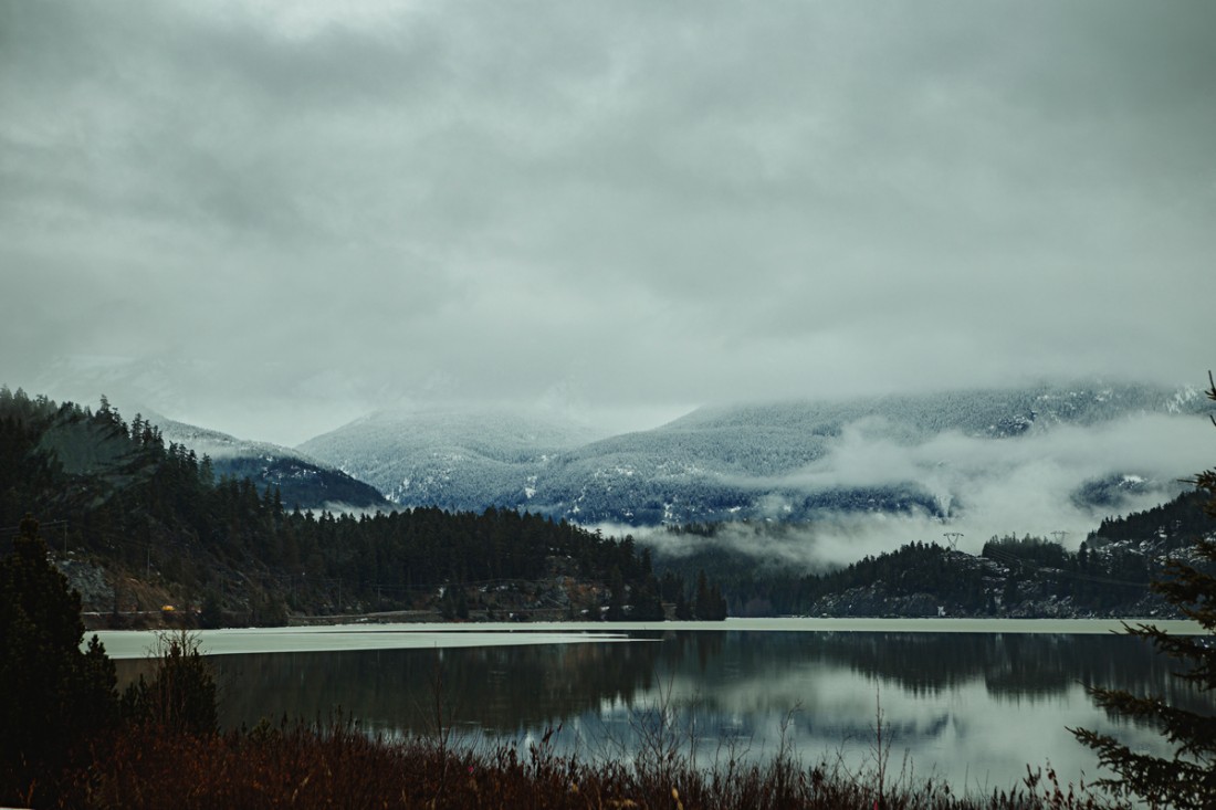 cloudy day in whistler